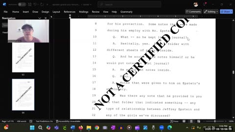 V 6 Epstein Grand Jury Docs Released in 2024
