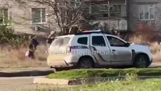 🏃‍♂️🚓 Ukraine Russia War | Man Flees from TCC Notification in Pervomaisk | RCF