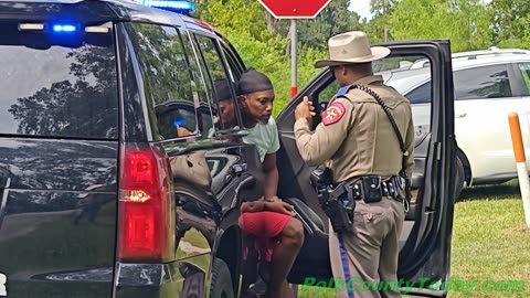 DRIVER RUNS OVER MAILBOX, INTOXICATION SUSPECTED, GOODRICH TEXAS, 09/07/25... 