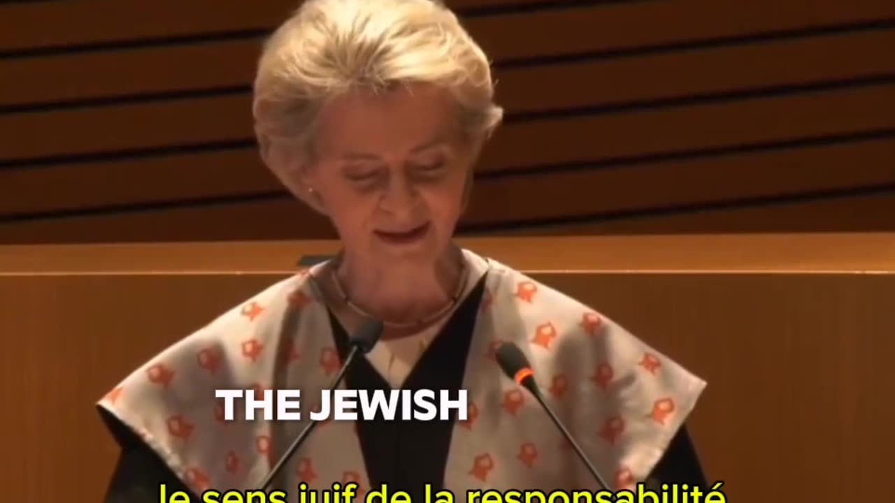 Van der Lyen Europe has the Talmud values