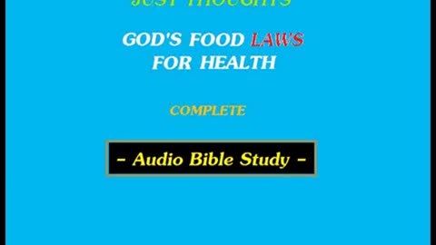 Just Thoughts - God's Food Laws for Health (2011) Retro