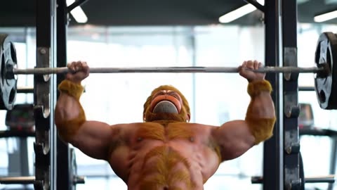 Hanuman ji in gym