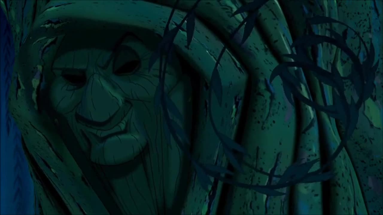 Pocahontas spanking scene