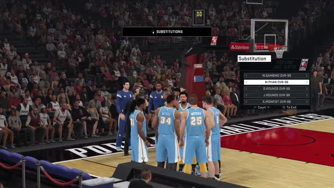 A Minute Sixteen vs The Nuggets