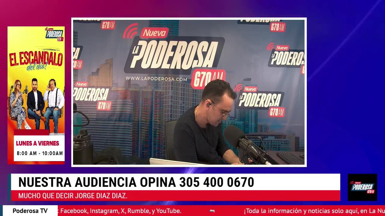 🔥 ¡Lo Último en Noticias, Deportes y Entretenimiento EN VIVO! Únete a La Nueva Poderosa 670 AM 🔥