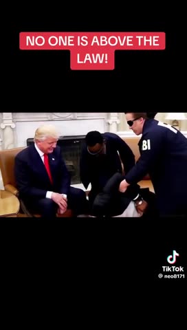 "NOONE IS ABOVE THE LAW' - PRESIDENT TRUMP JUST POSTED THIS
