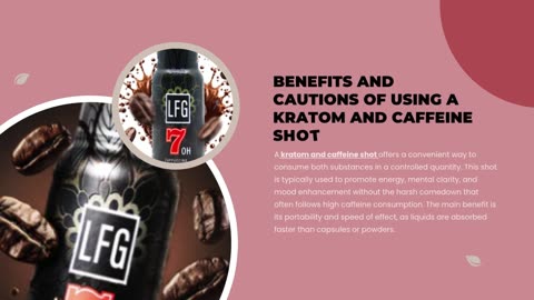 Understanding Kratom and Caffeine Shots: Effects, Uses, and Safety