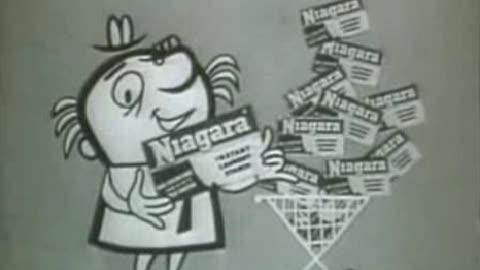 Commercial - Niagara Laundry Starch B-W animated