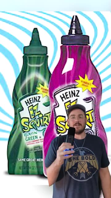 Do you remember Heinz purple and green ketchup?