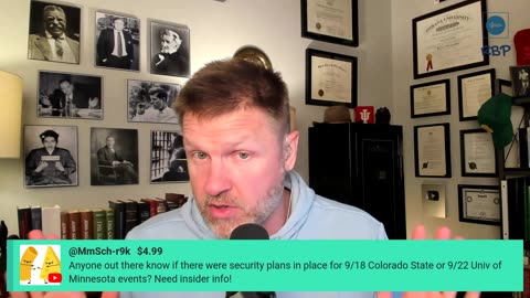 Did Charlie Kirk Security Have Flights to Future Events? Do Prosecutors Have Other Theories?- #44