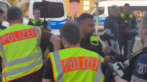 The German police in Berlin has had enough.