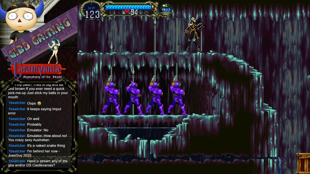 Castlevania Symphony of the Night - Drowning some knights