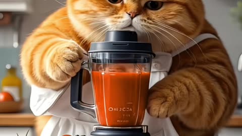 Cat's shoping and cooking 🔪