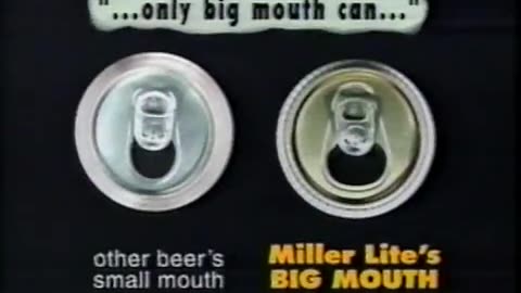 September 16, 1996 - Introducing the Big Mouth Beer Can
