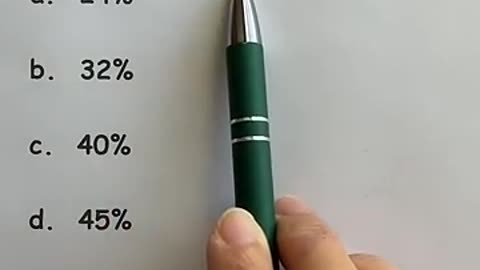 Shocking: How To Solve Math Percentage Word Problem?