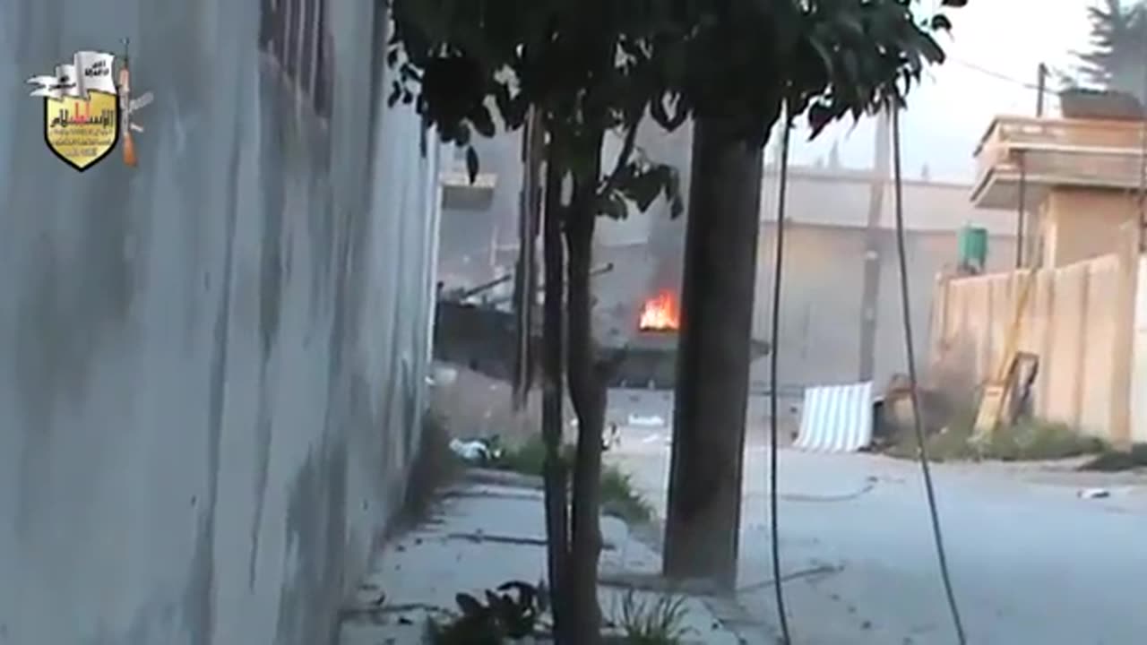 Syrian War 2x BMP destroyed in Adra, Damascus 2013.02.27