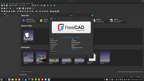 12_how to check what version of freecad you are using