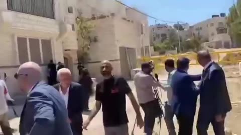 The Israeli military fired on delegates from Europe