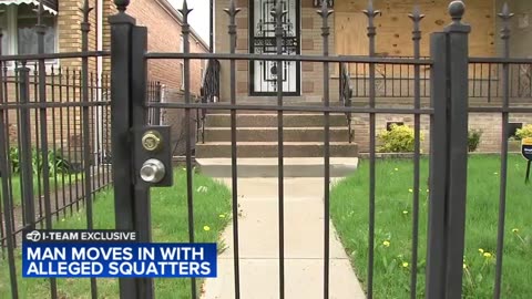 Alleged squatters wouldn't leave man's home, so he moved in with them