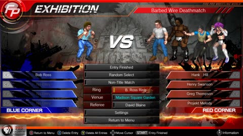PBS Champion Wrestling 2023 - Bob Ross Happy Little Handicap Match