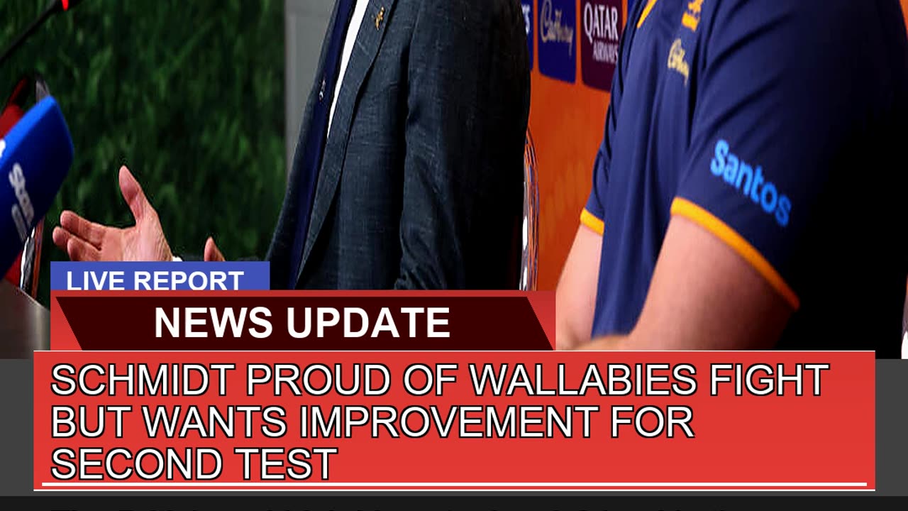Schmidt Proud of Wallabies Fight But Wants Improve