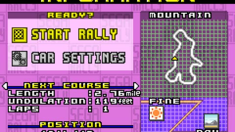 Gameboy Advance Longplay 325 Sega Rally Championship