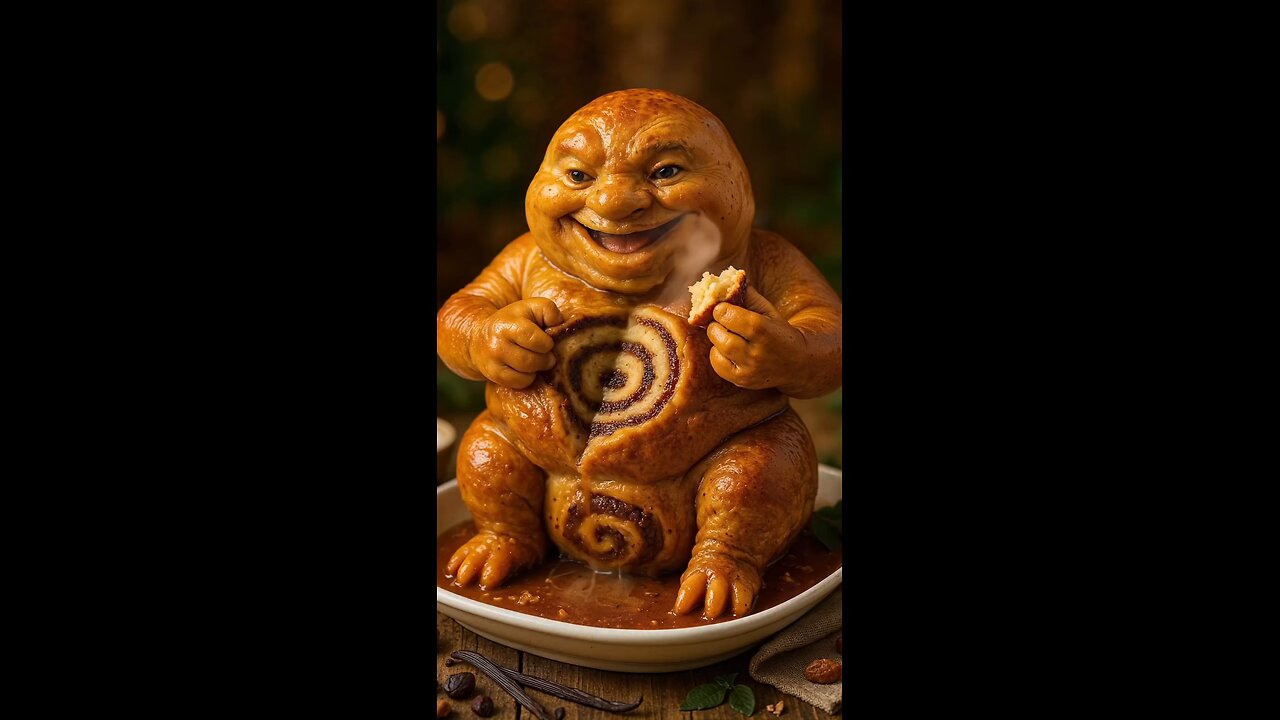 # Cinnamon roll 🥐 Monster 💀 can't help 😯 Himself