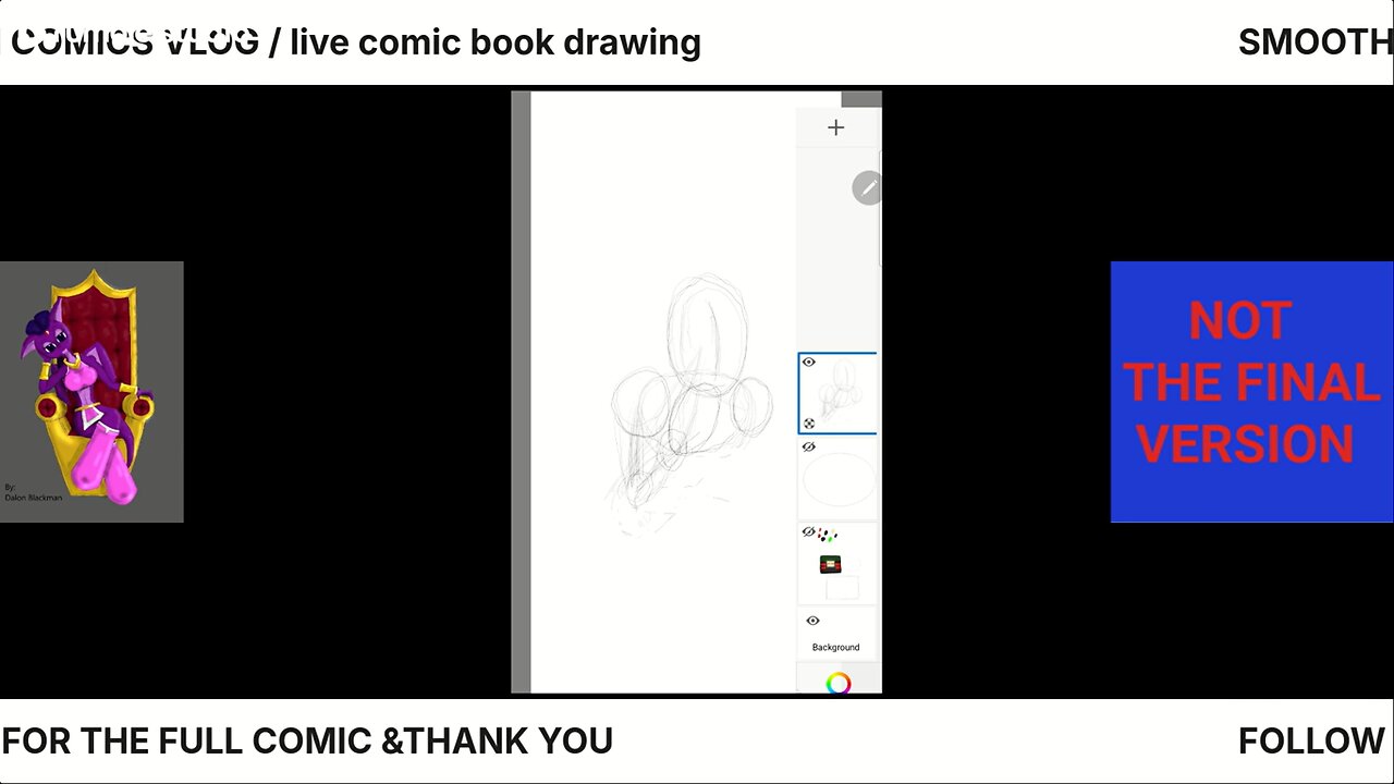 LIVE COMIC BOOK DRAWING 15