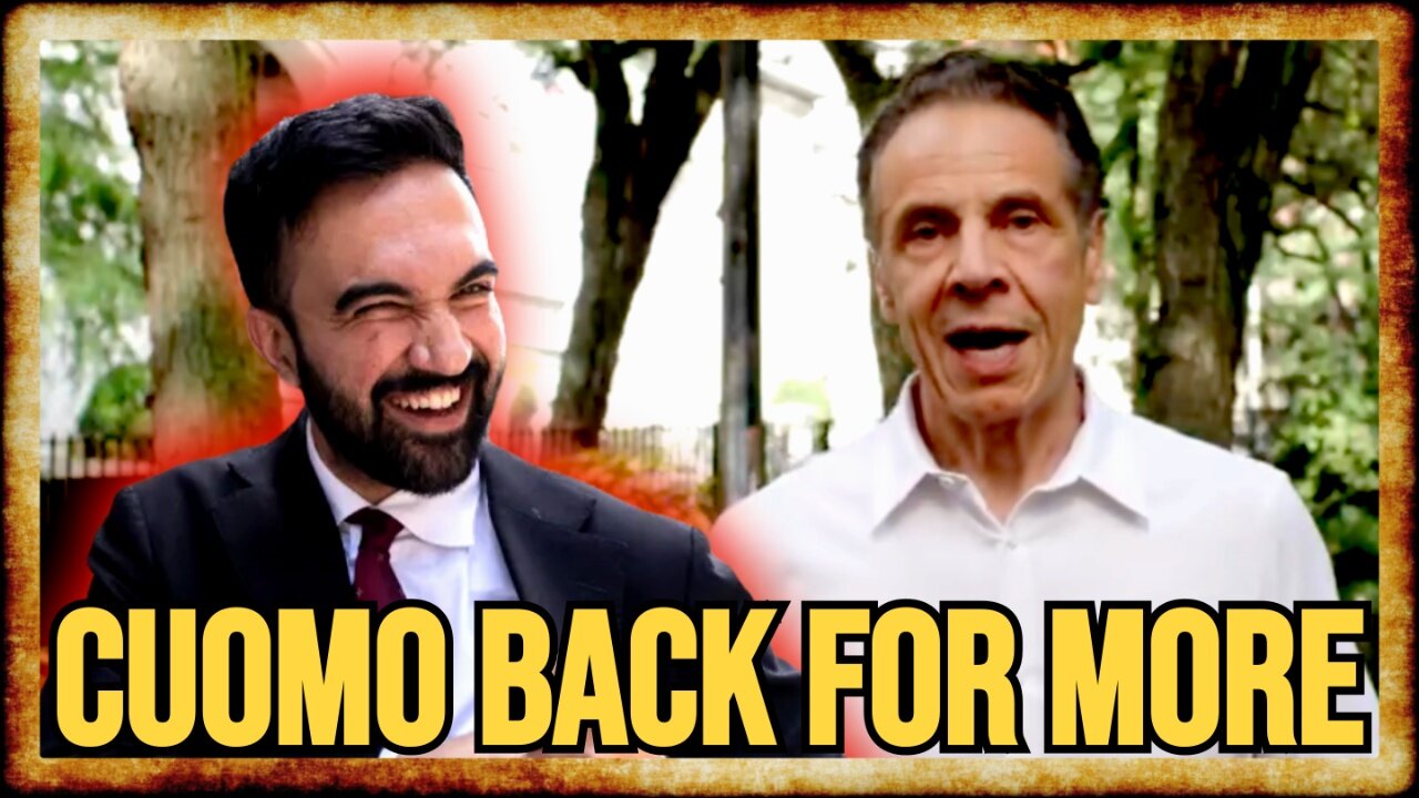 Cuomo RE-ENTERS Mayor Race, Catches BRUTAL RATIO From Mamdani