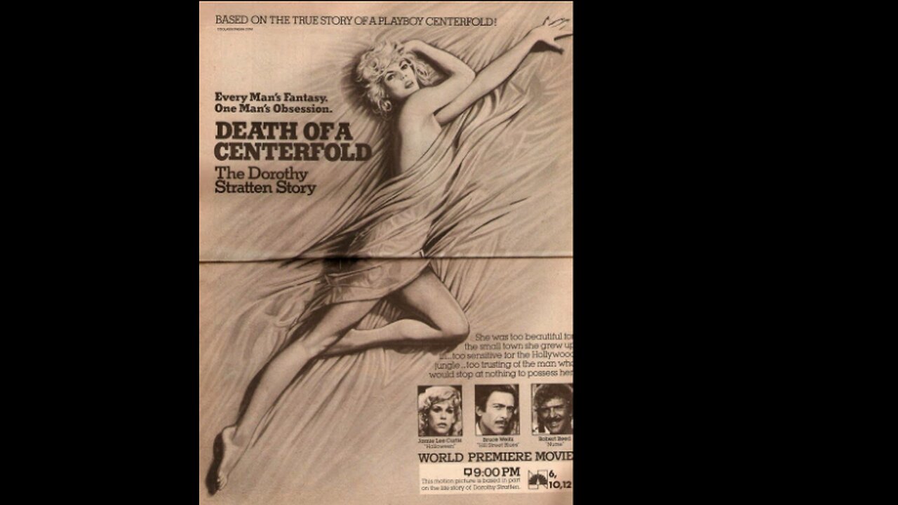 1981 Jamie Lee Curtis is Dorothy Stratten in Death of a Centerfold NBC Sunday Night at the Movies