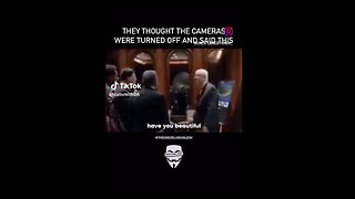 THEY THOUGHT THE CAMERAS WERE TURNED OFF (Disgusting POS)