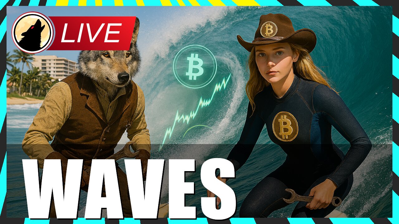 🐺 Bitcoin and Alts To Catch The Wave or Splash Down? 🐺🚨LIVESTREAM🚨