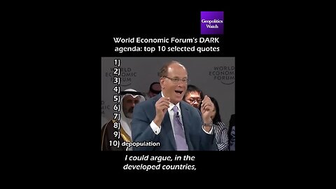 DON'T LET THIS HAPPEN! WEF's Plans for You & Me and the Future of Humanity!