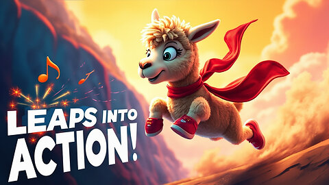 Llama Leaps into Action! 🦙💨 | Bold Hero Kids Song