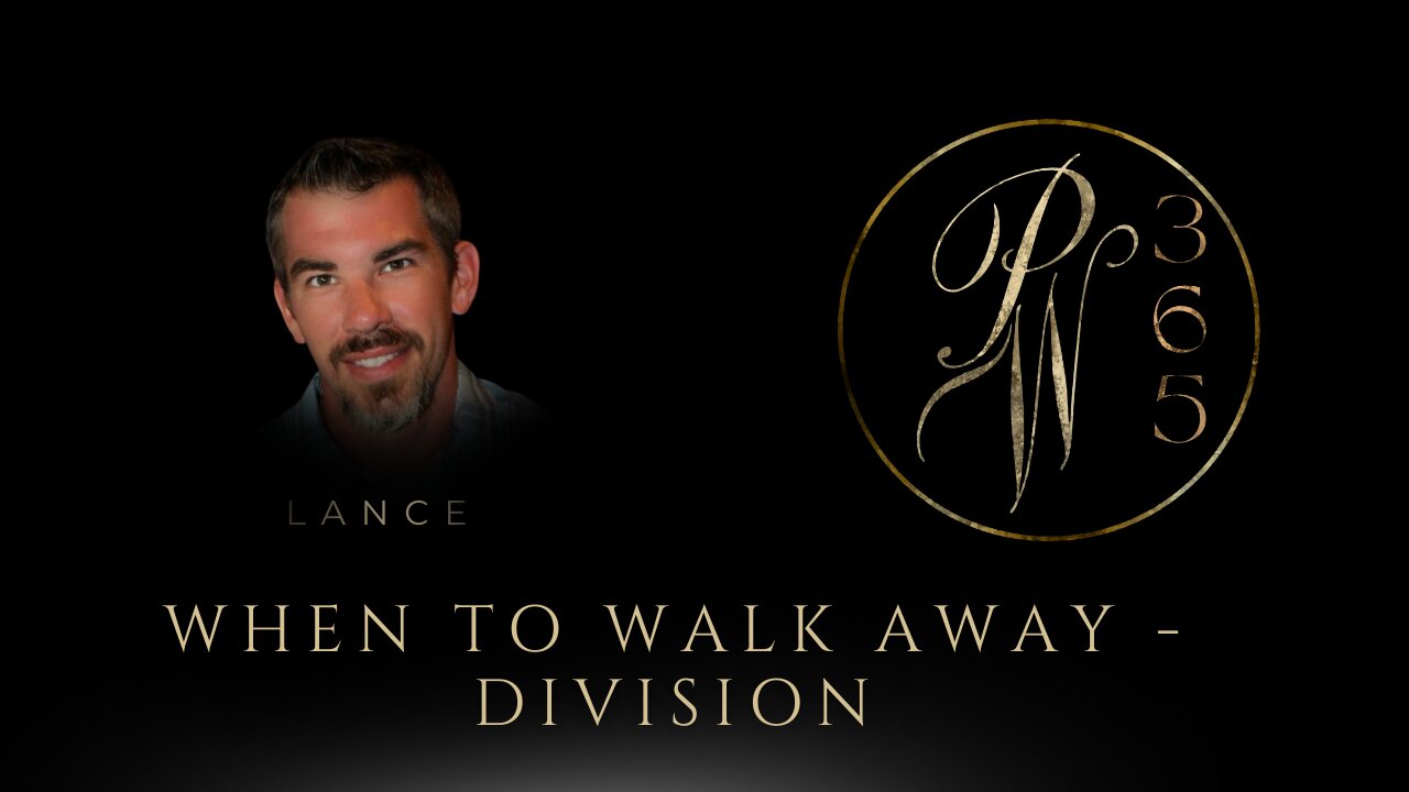 When to walk away - Division