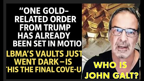 Andy Schectman: LBMA Is Being Bled of Physical Silver in Real Time!. WHO IS JOHN GALT? SGANON