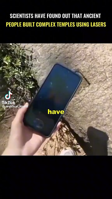 The Ancients Had Laser Technology