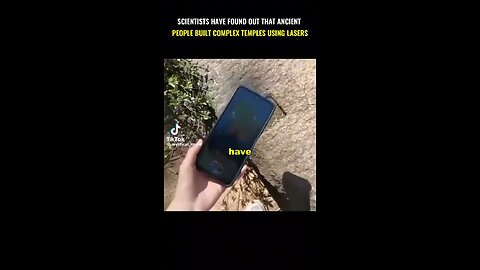 The Ancients Had Laser Technology