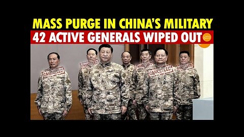 Shocking! 42 Active Generals Almost Cleared! Top Leaders of Army, Navy, Air Force, and More Gone!