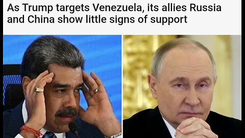 Trump, Maduro, Russia, China, and Israel: How will this play out?