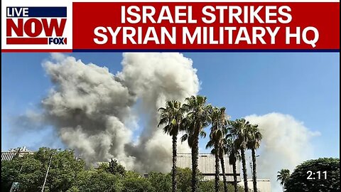 Israel army strike Syria,'s Military headquarters in Damascus.