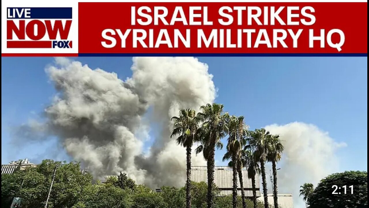 Israel army strike Syria,'s Military headquarters in Damascus.