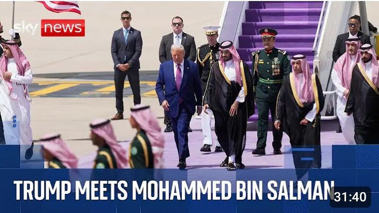TRUMP MEETS MOHAMMED BIN SALMAN