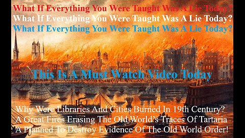 Why Were Libraries And Cities Burned In The 19th Century? Great Fires Erasing The Old World’s Traces