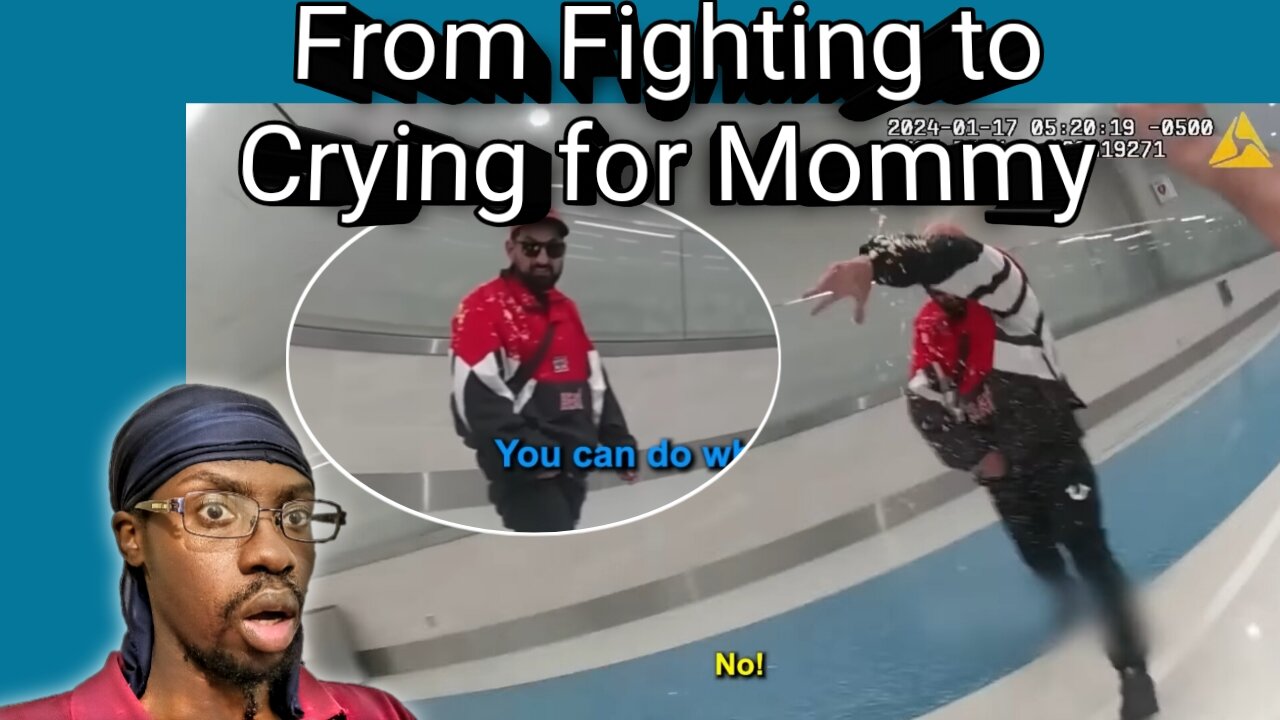 He Karen Pounds Cop in the Mall Before Crying for Help pt.4 - Crying for Mommy