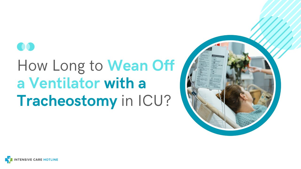 How Long to Wean Off a Ventilator with a Tracheostomy in ICU?