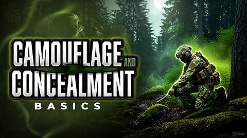 Camoflage and Concealment Basics | Basics of Guerilla Warfare