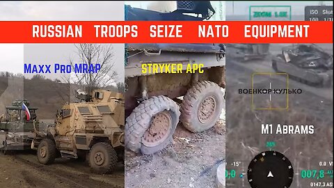 Russian Forces Capture M1 Abrams & NATO Vehicles in Kursk!