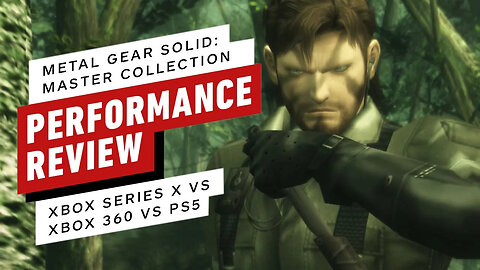 Metal Gear Solid： Master Collection Vol. 1 Performance Review (Original vs.