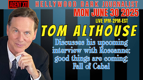 AGENT X11: EP 250: TOM ALTHOUSE: The real author of the Matrix